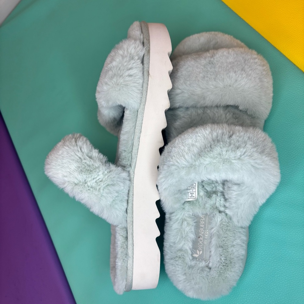 Koolaburra by UGG Faux Fur Slippers Women’s Size 10 - Picture 7 of 16